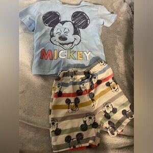 Disney baby Mickey two piece set 
size 12mo